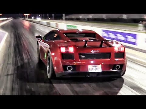 Lamborghini drag race Lamborghini drag race