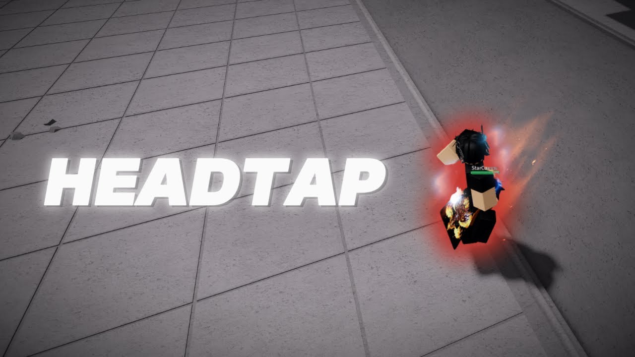 Headtap How To Do HEADTAP Tech in The Strongest Battlegrounds... - YouTube