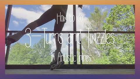 3-Turns and Twizzles on Inline Figure Skates