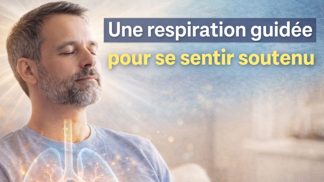 Une respiration guidée pour se sentir soutenu (durée : 9 minutes)