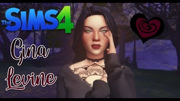 The Sims 4: Making a Vampire in CAS | Gina Levine + CC list 🖤