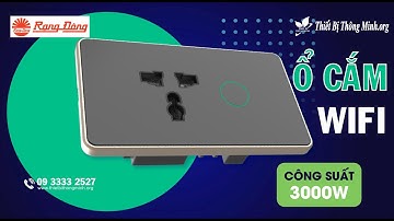 Ổ Cắm Thông Minh Rạng Đông Wifi OCT.01T.BLE | Nhà Thông Minh Rạng Đông Ralli | Smart Home