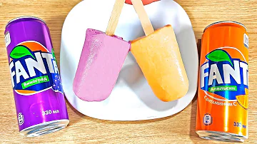 Das haben Sie noch nicht ausprobiert! Leckeres Eis von Fanta! Sehr einfaches und schnelles Rezept!