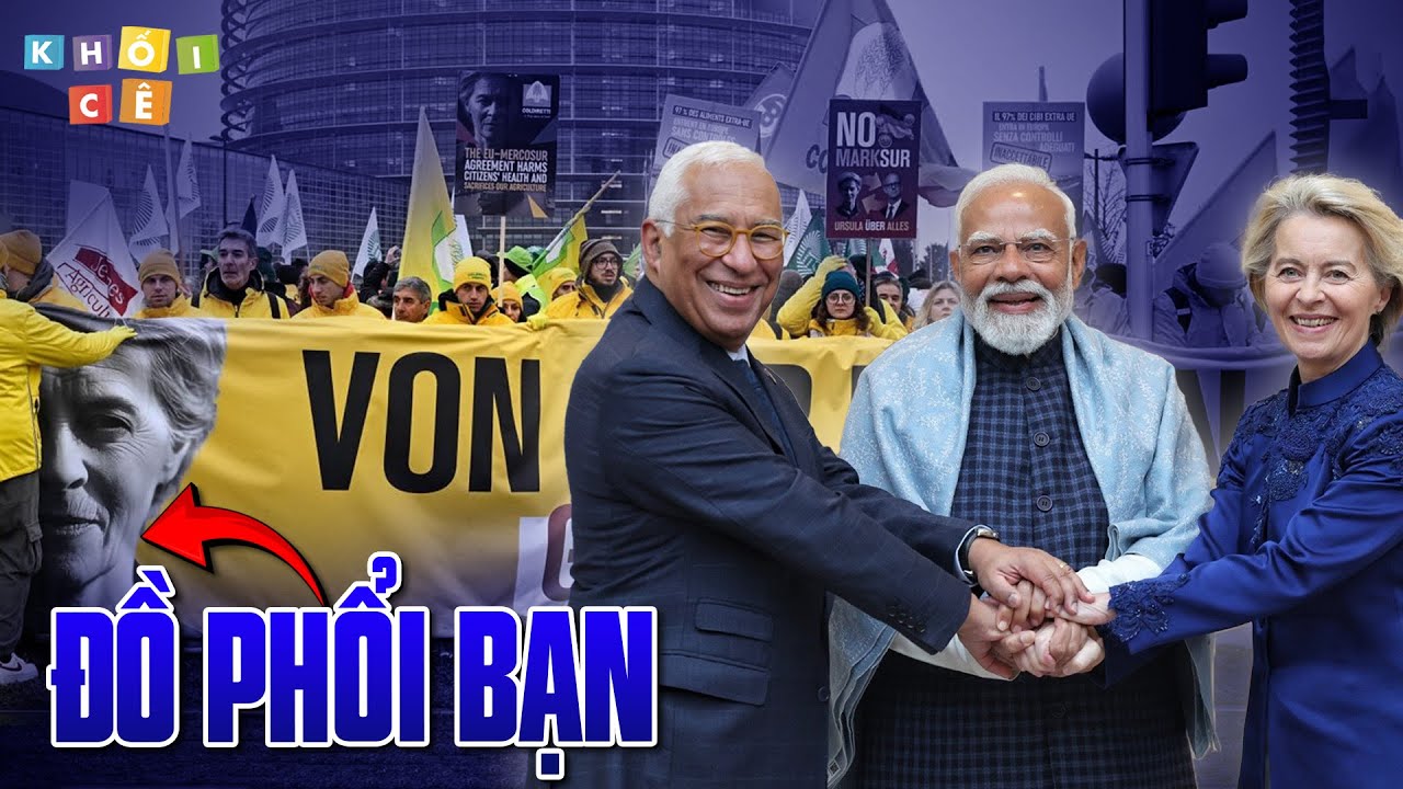 EU KÝ THOẢ THUẬN “TỰ HUỶ” VỚI ẤN ĐỘ | DÂN CHÂU ÂU GỌI VÀ LEYEN LÀ KẺ PHẢN BỘI