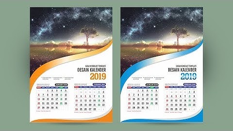 Membuat Desain Kalender Dinding di coreldraw