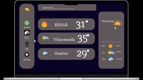 "SkyCast Weather App UI/UX Design | Figma Walkthrough & Features Explained"