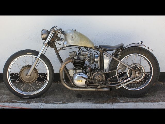 1961 Triumph TR6 Drag Racer Motorcycle: The Cockfighter - YouTube