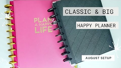 Happy Planner Classic & Big Setup {Frankenplanner & Transformer}