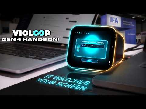 Violoop Gen 4 First Look Hands On at IFA 2026! This AI Box Sees Your Screen and Does Your Work!