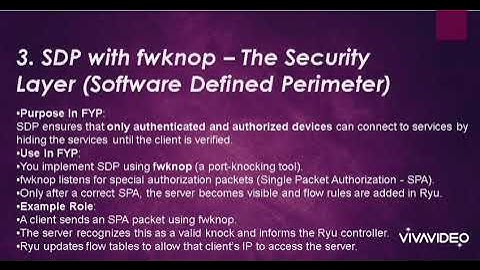 TRANSFORMING SDN SECURITY WITH SDP FRAMEWORK