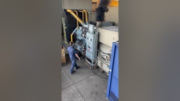 2 MW Industrial Generator Start Up!