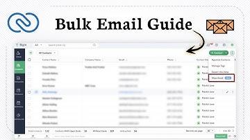 How to Send Bulk Emails in Zoho CRM (Mass Email Setup)