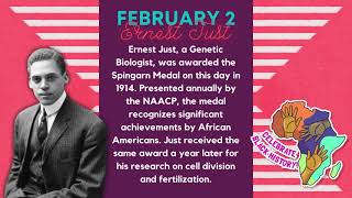 Feb 2 Ernest Everett Just - Today in Black History