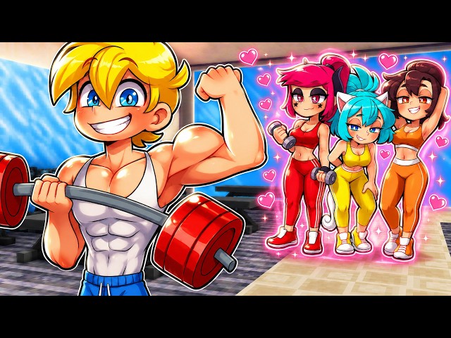 Mi ALLENO in PALESTRA per IMPRESSIONARE le RAGAZZE FITNESS Su Minecraft!
