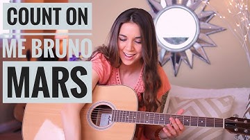 Count On Me - Bruno Mars // Guitar Tutorial (Picking & Strumming)