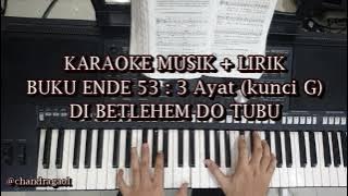 BE 53 Di Betlehem Do Tubu - Karaoke Buku Ende Lagu Rohani Batak