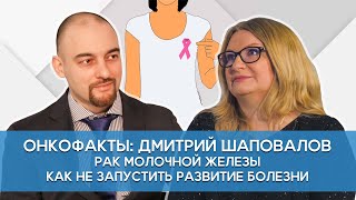 Дмитрий Шаповалов. Рак молочной железы. Как не запустить развитие болезни. Мамолог, онкогинеколог