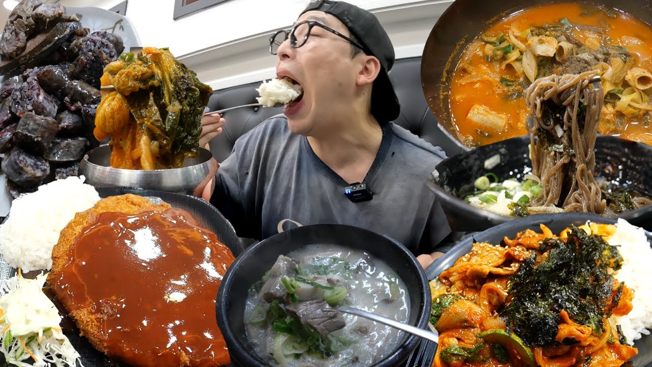뜻대로 되지 않을 때 50분동안 얼마나 먹을까..😔자영업자 가게 털기 먹방🍜 MUKBANG