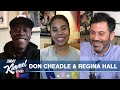Jimmy Kimmel Mediates Dispute Between Don Cheadle & Regina Hall