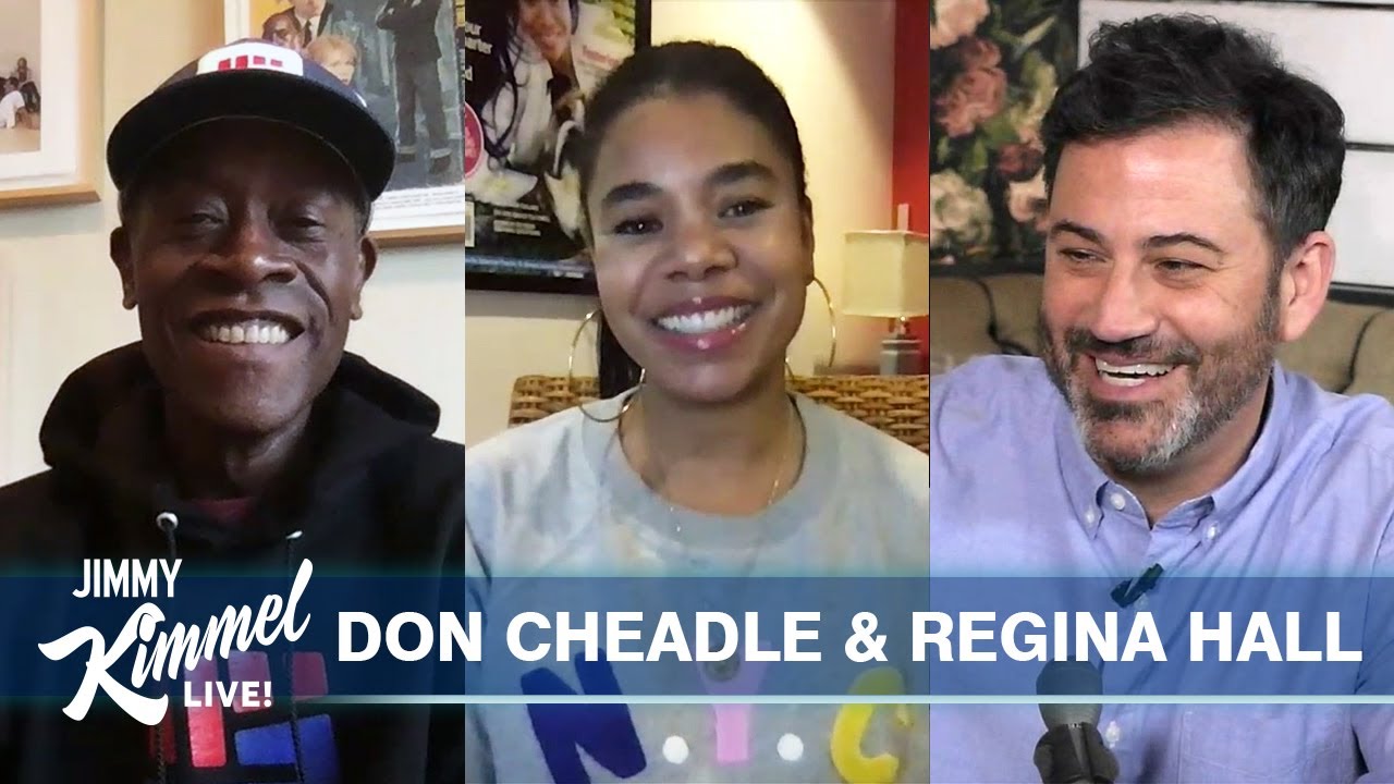 Jimmy Kimmel Mediates Dispute Between Don Cheadle & Regina Hall