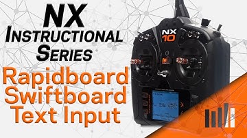 NX Instructional Series -  How to use SwiftBoard and RapidBoard Keyboards