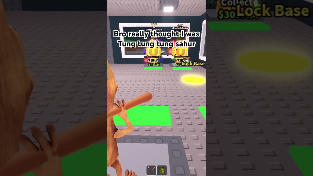 Bro Thought Roblox Brainrot Tungtungtungsahur Stealabrainrot Trending Gaming Brainrotmemes
