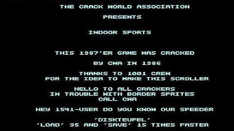 C64 Intro: Crack World Association Intro 1986