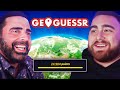 Lospollostv and dad try to set their new record on geoguessr world map