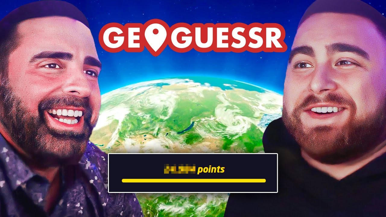 LosPollosTV и папа пытаются установить новый рекорд на карте мира GeoGuessr!
