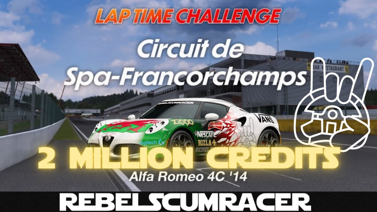 LAP TIME CHALLENGE | Alfa Romeo 4C | Spa Francorchamps | 2 MILLION ...