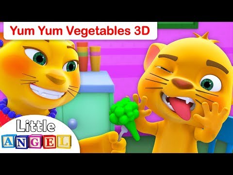 Yum Yum Healthy Vegetables, No No Healthy Habits, Baby Shark, Princess Songs by Little Angel