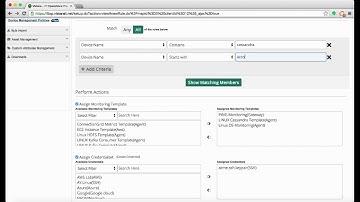 Policy Based Discovery and Management