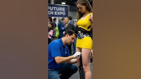 Testing the Latest Girlfriend Robot: My Unexpected Expo Adventure! #innovation #expo2025 #robotics
