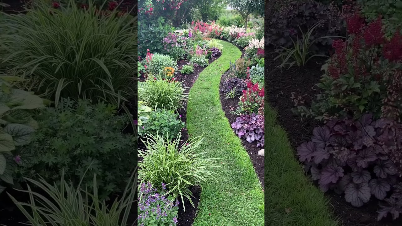 Это очень красиво!!! Клумба. Невозможно оторвать взгляд. Ландшафтный дизайн. 