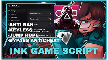 Ink Game Script *NO KEY* - No Ban, Auto Jump Rope, Glass Vision, Kill Aura, Auto Dalgona, Hide & See