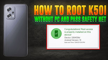 HOW TO ROOT REDMI K50I WITHOUT PC | HOW TO ROOT WITHOUT PC | SAFETYNET PASS METHOD