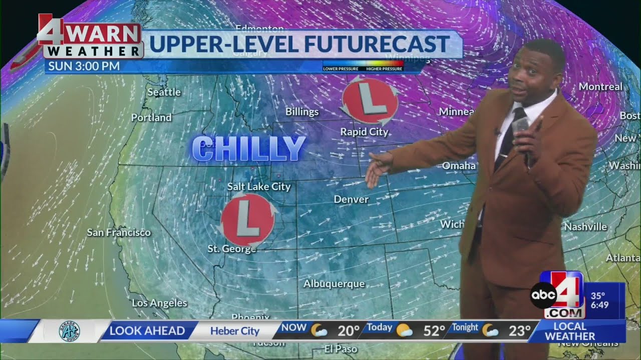 High pressure takes control for the remainder of Thanksgiving week ...