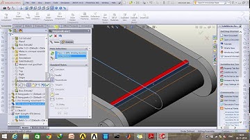 A more realistic conveyor belt using path mate in Solidworks