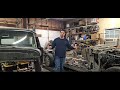 f100 crown vic swap cab placement with the crown vic dash. Where I cut with measurements.
