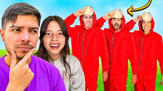 ADIVINA el YOUTUBER a CIEGAS con LOS NIÑOS