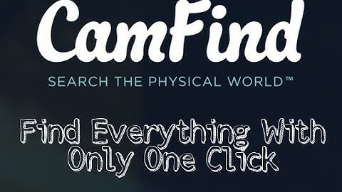 CamFind - An Image Recognition And A Visual Search Engine App in urdu/hindi