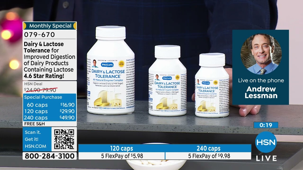 Dairy   Lactose Tolerance  120 Capsules