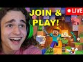 LIVE - PLAYING MINECRAFT WITH VIEWERS (BEDROCK &amp; JAVA)