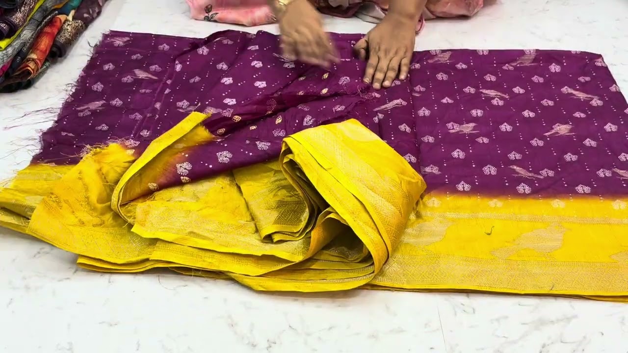 17.01.26 Crush Type Dolo Silk Joint Sarees (8754625479)