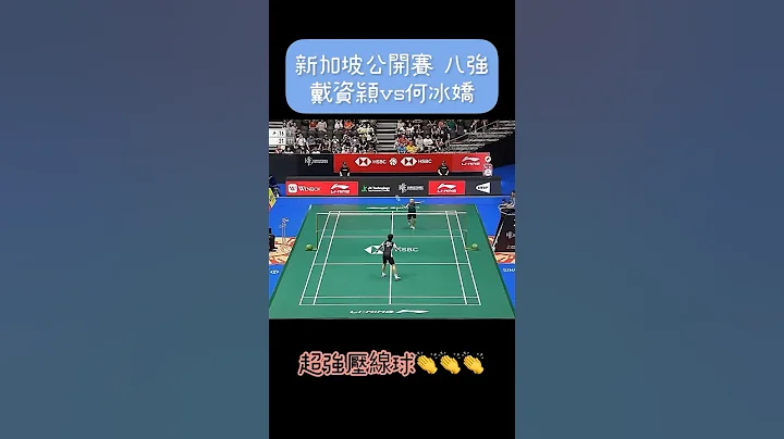 2023 新加坡公开赛 八强 戴资颖vs何冰娇  小戴精彩压线球 - 天天要闻