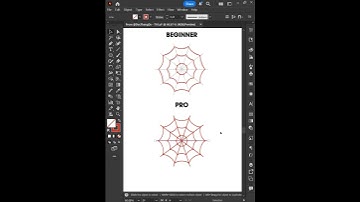 Adobe Illustrator 2025 - Tips om een ​​spinnenweb te tekenen als een PRO #ducthangds