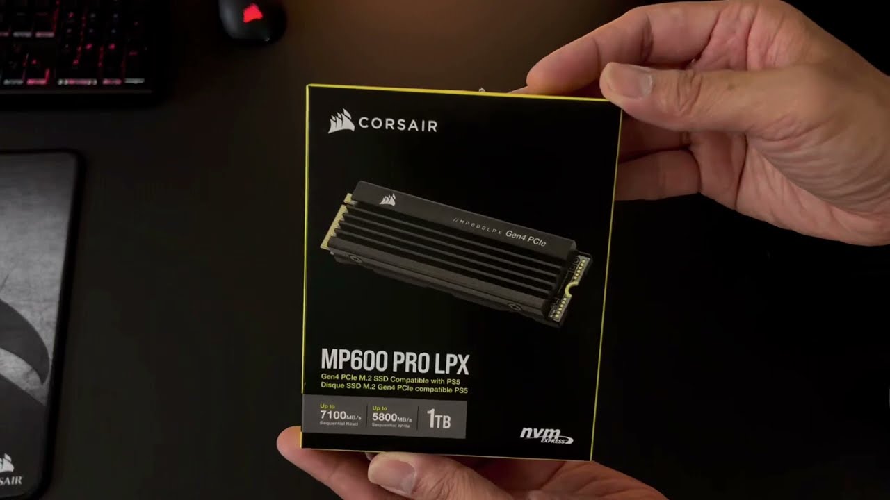 Corsair MP600 PRO LPX CSSD-F1000GBMP600PLP 1 TB черный - купить