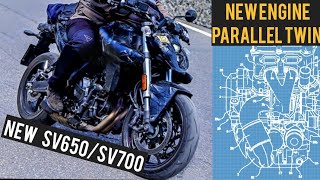 2023 NEW SUZUKI SV650 / SV700 ENGINE PARALLEL TWIN