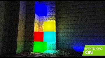 Real-time Path Tracing OpenGL in Minecraft-like world: demo