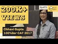 CTwT E73 - CAT 2017 Topper Chhavi Gupta 100%iler